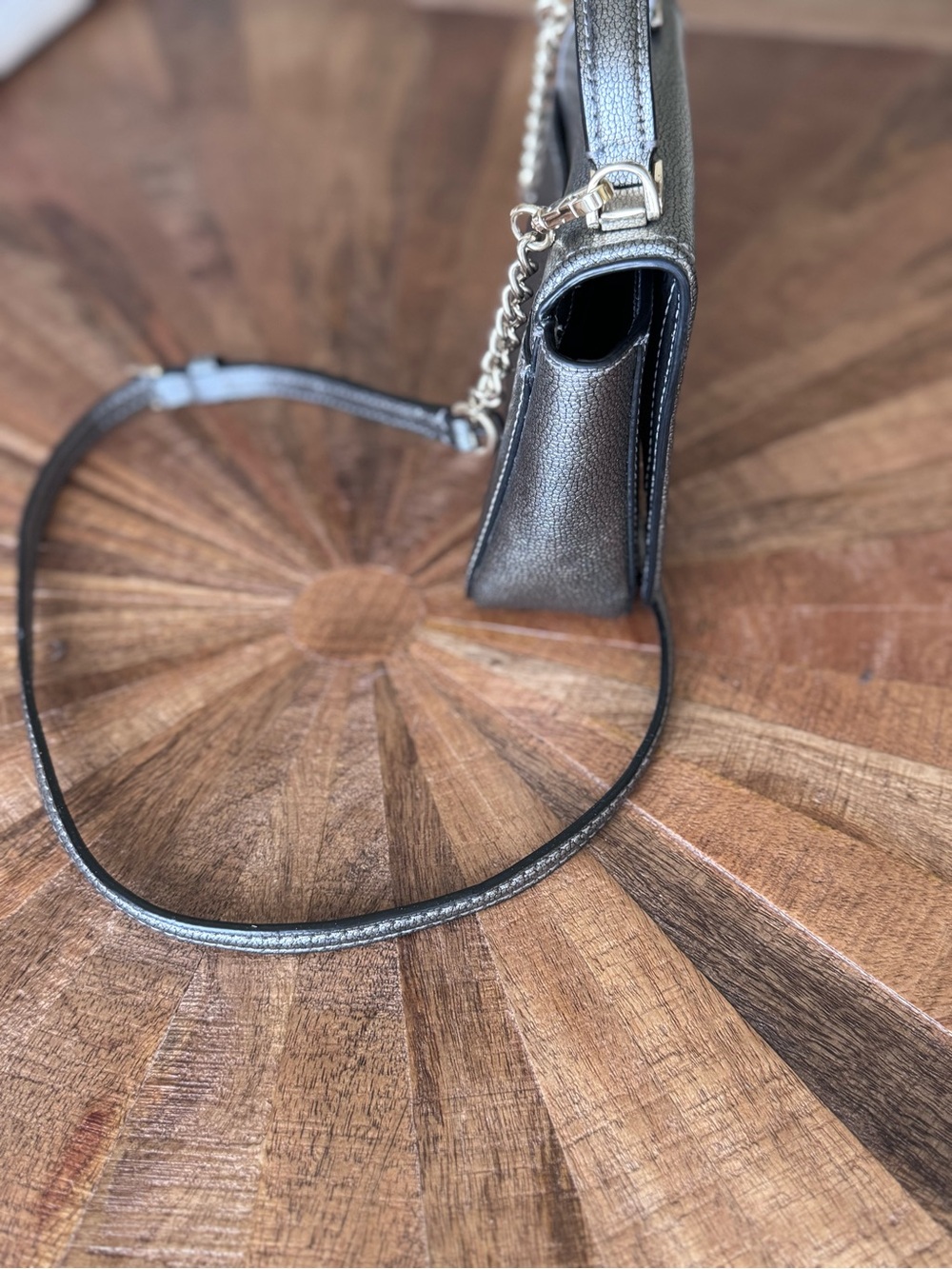 Kate Spade Patterson Drive Maisie Mini in Metallic Pebble Leather - Picture 7 of 7